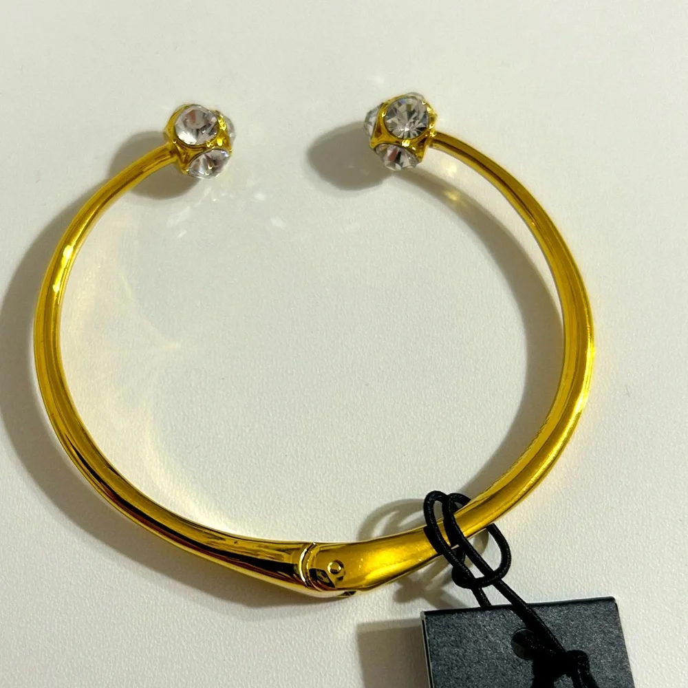 Kate Spade Crystal Lady‎ Open Cuff Bracelet - Picture 2 of 5